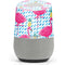 Bouffants and Broken Hearts Party Flamingos Google Home Skin